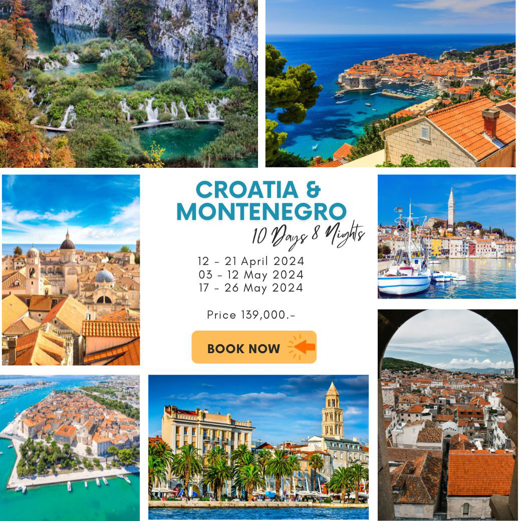 ทัวร์โครเอเชีย Insight The World Heritage site Croatia&Montenegro 10วัน 7คืน (TK)